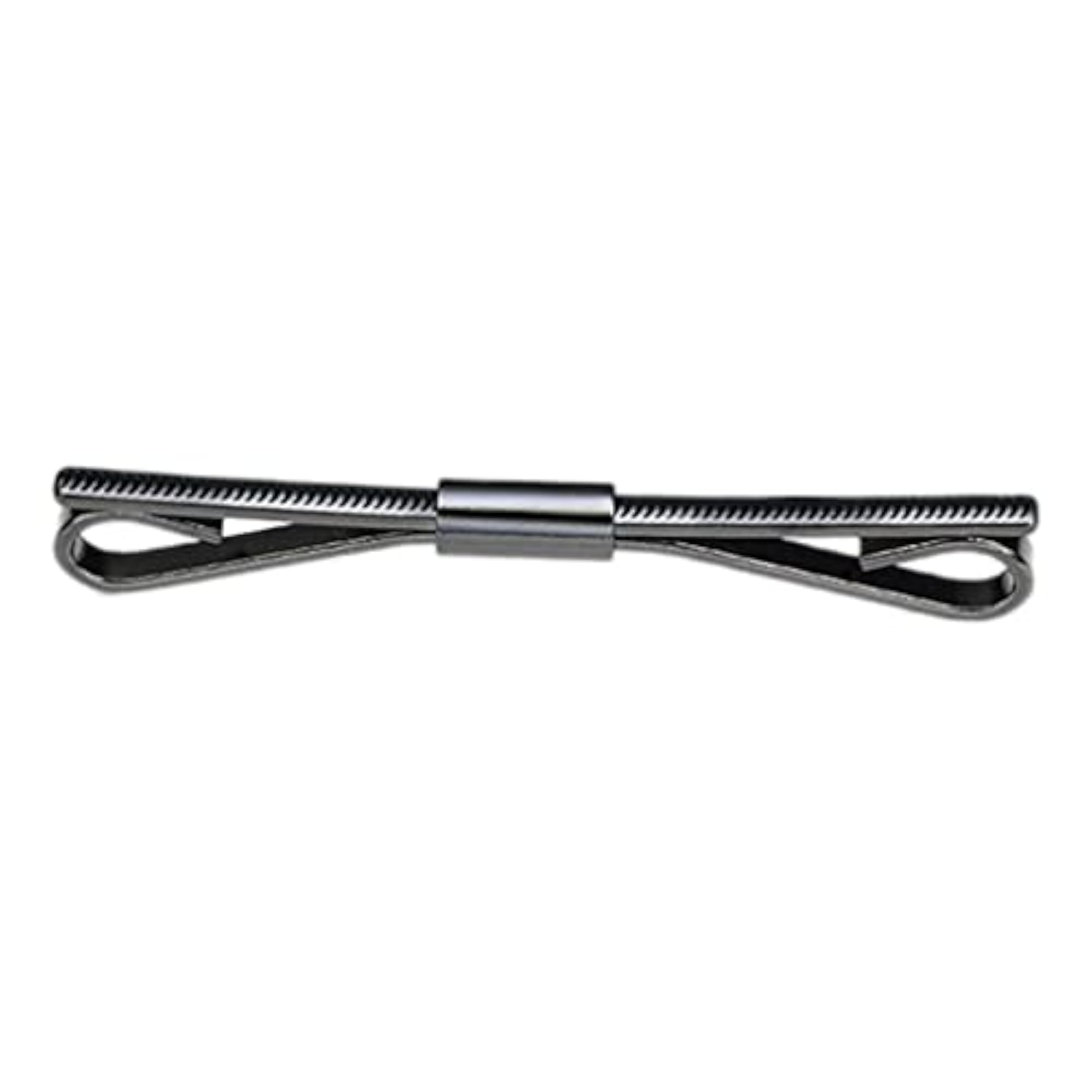 Unisex Metal Shirt Collar Clip Tie Bar Pin, Black